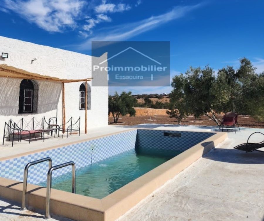 23-06-10-VM Bella casa di 140 m² in campagna in vendita a Essaouira Terreno 7500 m² senza AVNA