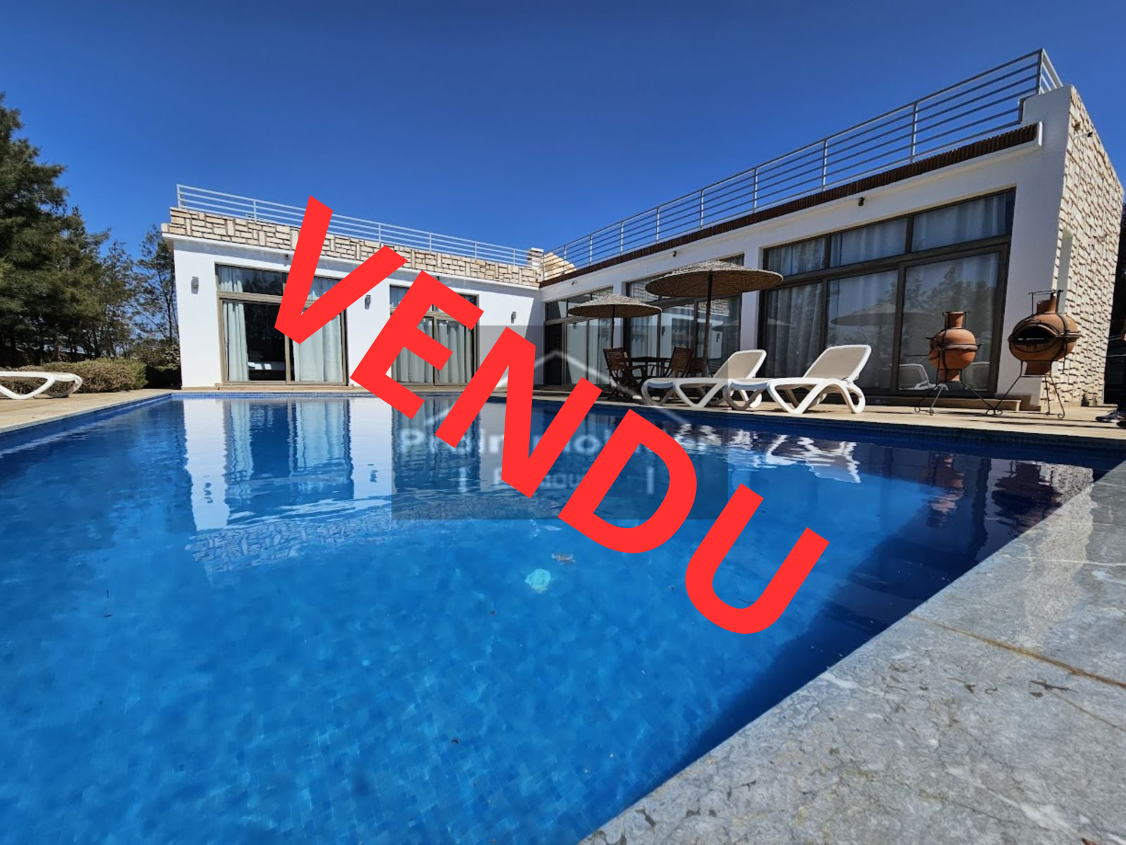 – VENDU – 24-10-03-VM Belle Maison à vendre à Essaouira de 240m² Jardin1500 m² Sans AVNA