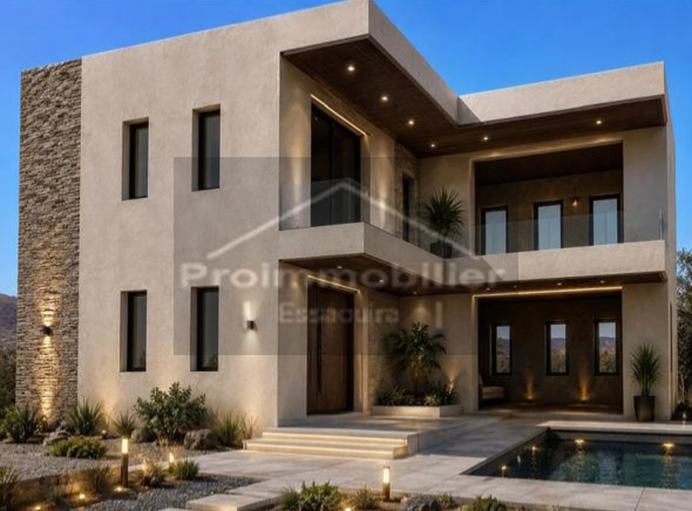 26-08-04-VV Villa avec piscine à vendre 500 m² de terrain à Douar Larrab